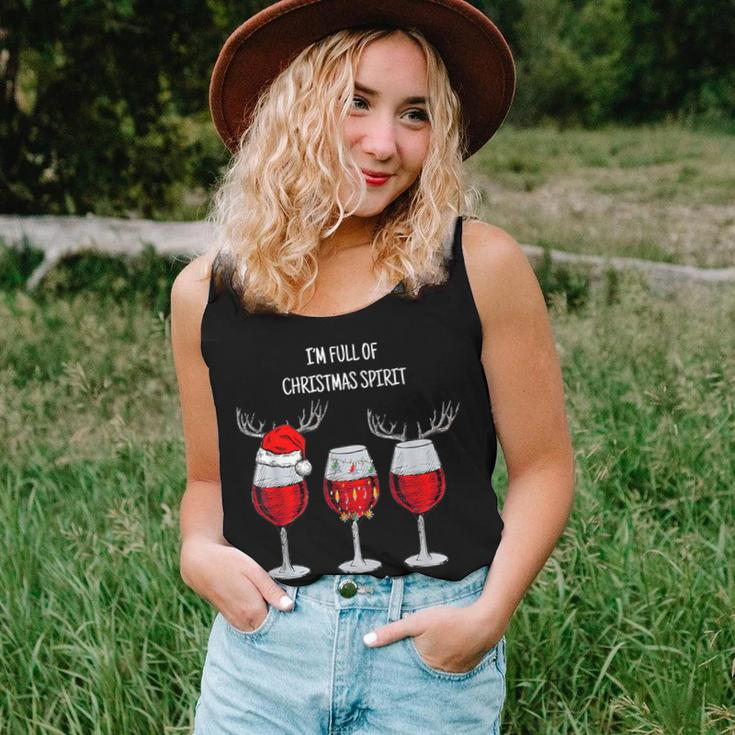 I'm Full Of Christmas Spirit It's Called Wine Christmas Wine Women Tank Top Gifts for Her