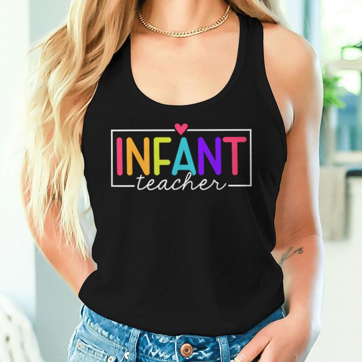 Infant Teacher Daycare Provider Childcare Teacher Women Tank Top Gifts for Her