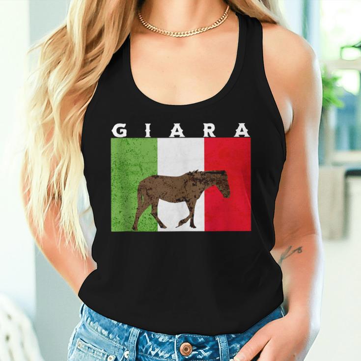 Italian Sardinian Giara Horse Women Tank Top Gifts for Her