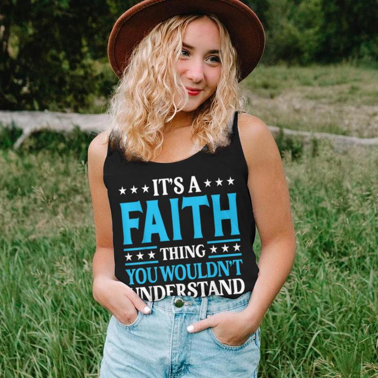 It's A Faith Thing Wouldn't Understand Girl Name Faith Women Tank Top Gifts for Her
