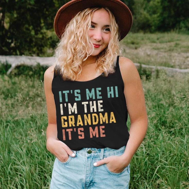 It's Me Hi I'm The Grandma It's Me Dad Grandma Women Tank Top Gifts for Her