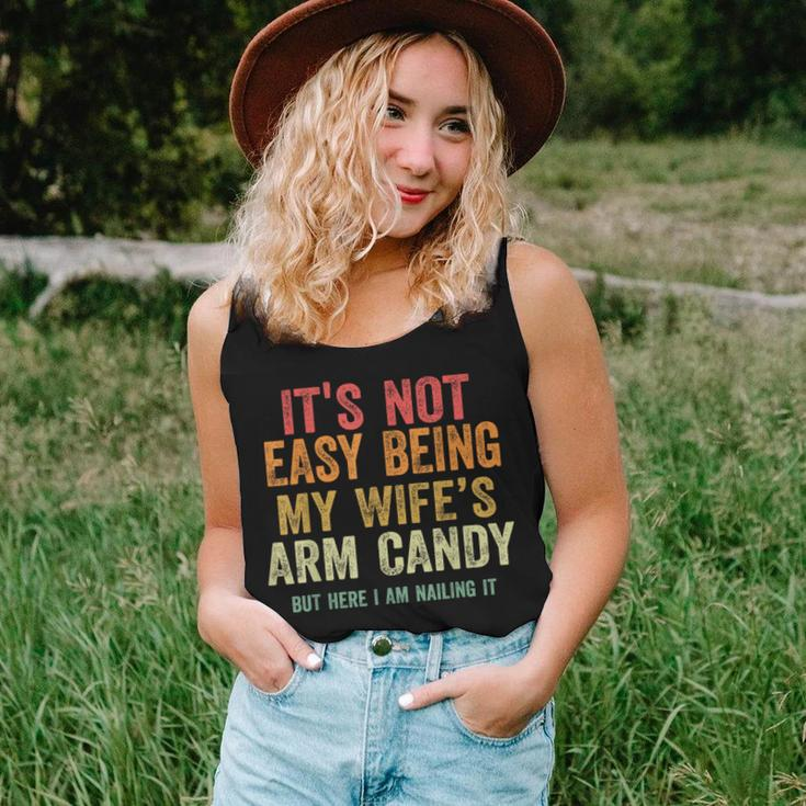It's Not Easy Being My Wife Arm Candy Retro Vintage Women Tank Top Gifts for Her