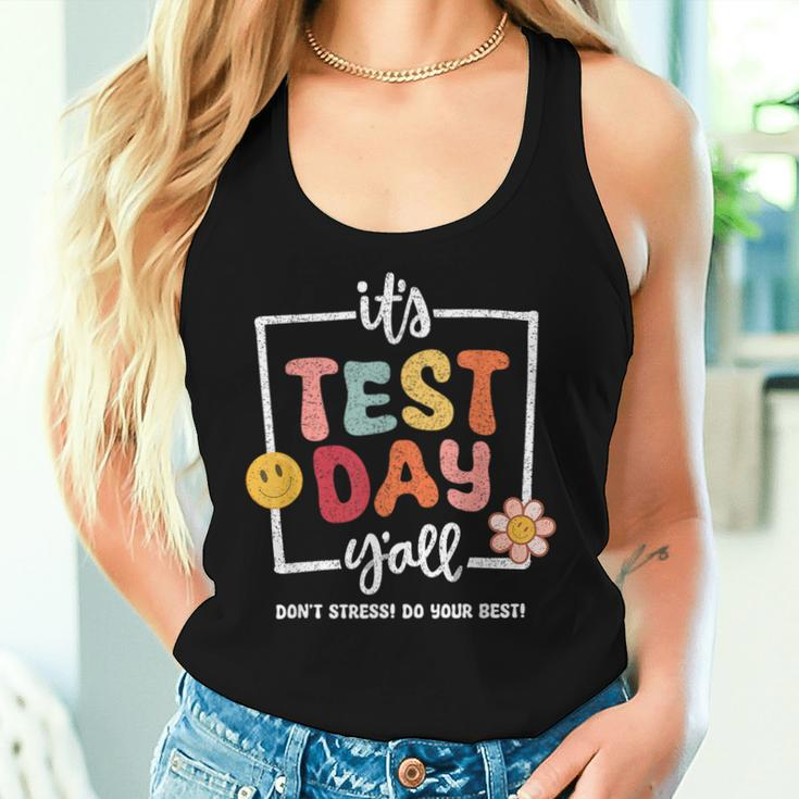 It's Test Day Yall Do Best School Exam Teacher Student Women Tank Top Gifts for Her