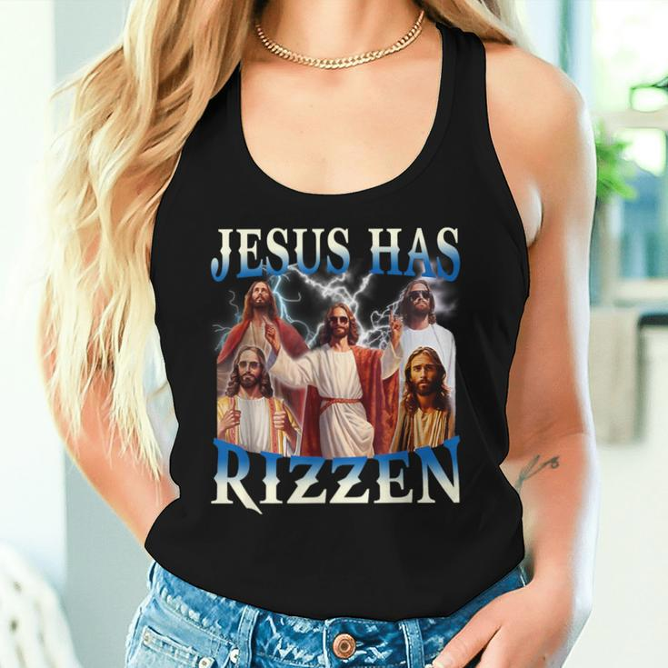Jesus Has Rizzen Vintage Christian Jesus For Men Women Tank Top Gifts for Her