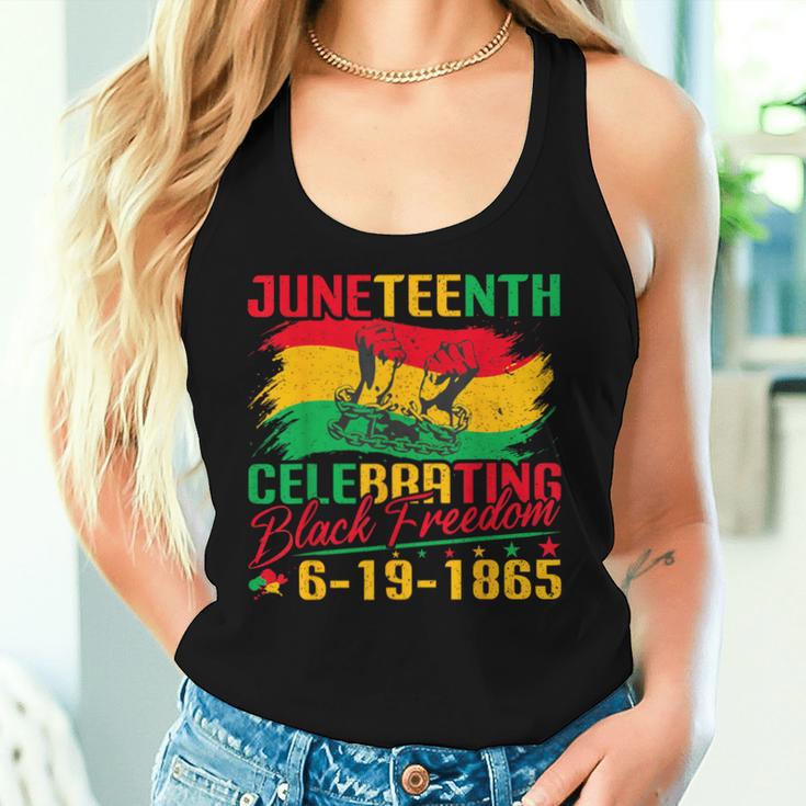 Junenth Celebrating Black Freedom 1865 African Men Women Tank Top Gifts for Her