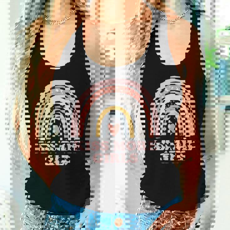 Kiss More Girls Lesbian Bisexual Lgbtq Pride Month 2021 Women Tank Top Gifts for Her