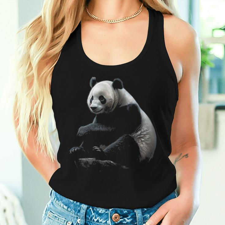 Large Panda Zoo Animal Panda Women Tank Top Gifts for Her