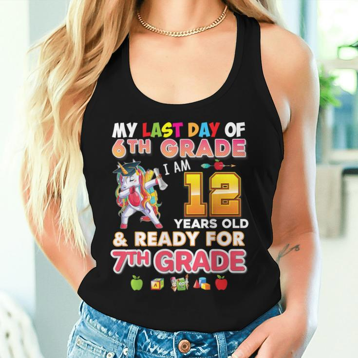 My Last Day Of 6Th Grade I Am 12 Years Old And Ready For 7Th Women Tank Top Gifts for Her