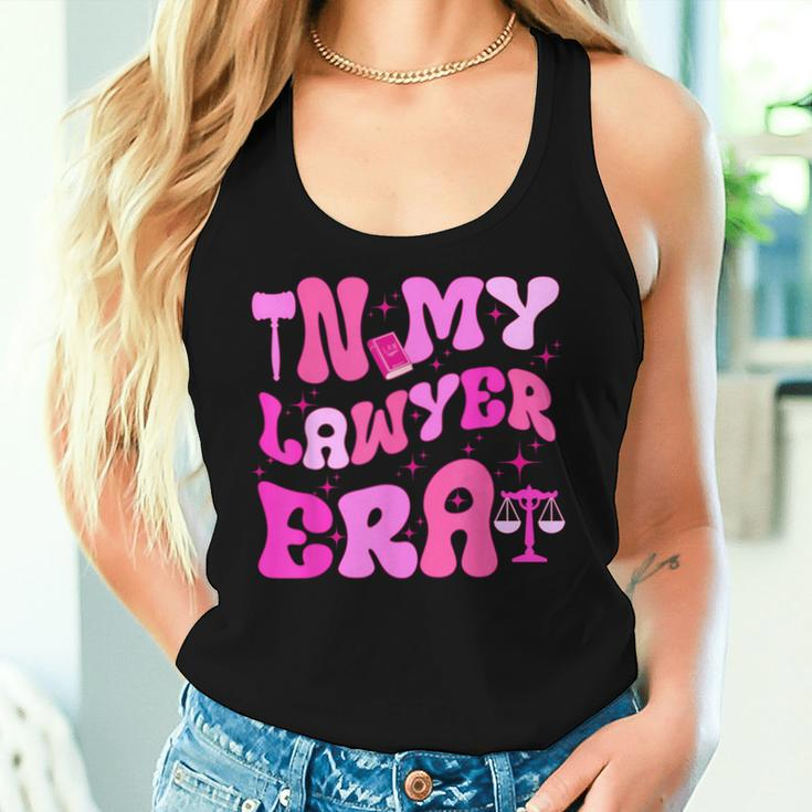 In My Lawyer Era Attorney Retro Groovy Law Student Women Tank Top Gifts for Her