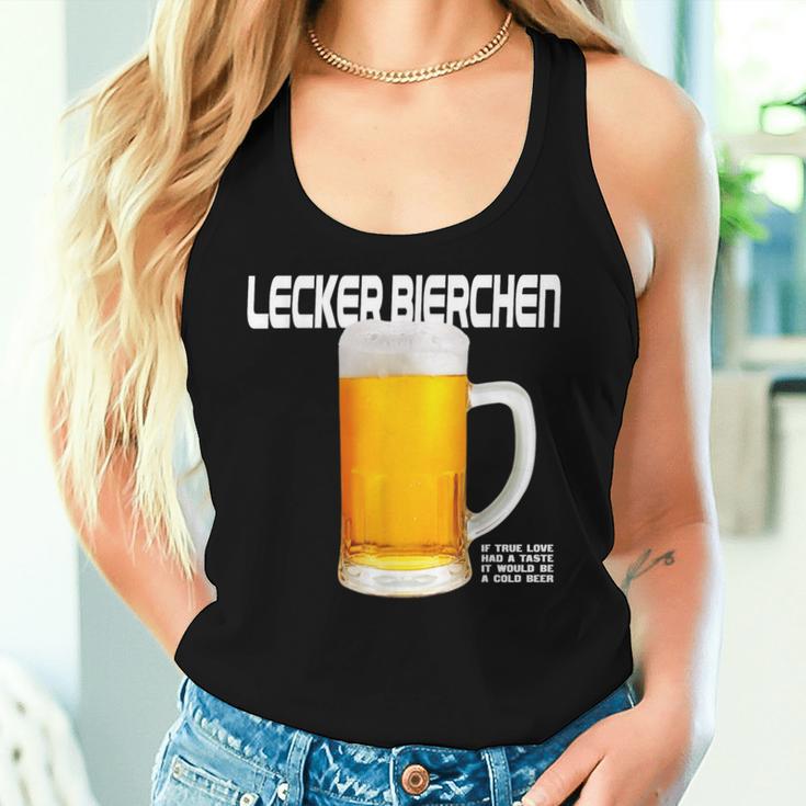 Lecker Bierchen X If True Love Had A Taste Beer Beer Fun Tank Top Frauen Geschenke für Sie