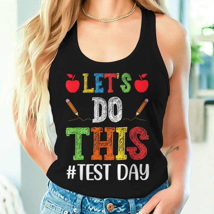 Let's Do This Test Day Motivational Testing Teacher Student Women Tank Top Gifts for Her