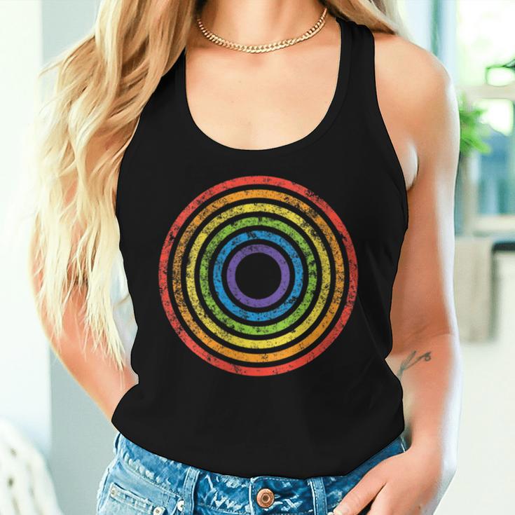 Lgbt Equality March Rally Protest Parade Rainbow Target Gay Women Tank Top Gifts for Her