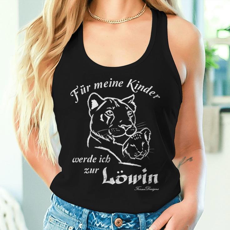 Lion Mama Für Meine Kinder Stolze Löwin Parents And Mother Tank Top Frauen Geschenke für Sie