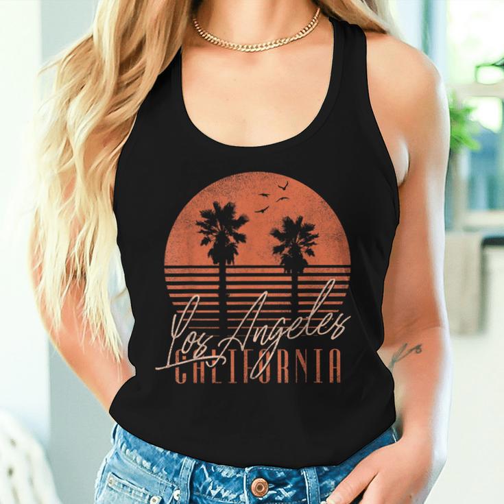 Los Angeles California Beach Retro Summer Graphic Women Tank Top Gifts for Her