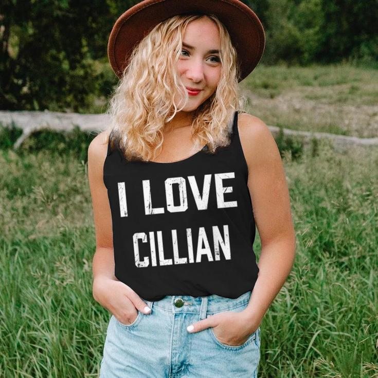 I Love Cillian Family Son Daughter Boy Girl Baby Name Women Tank Top Gifts for Her