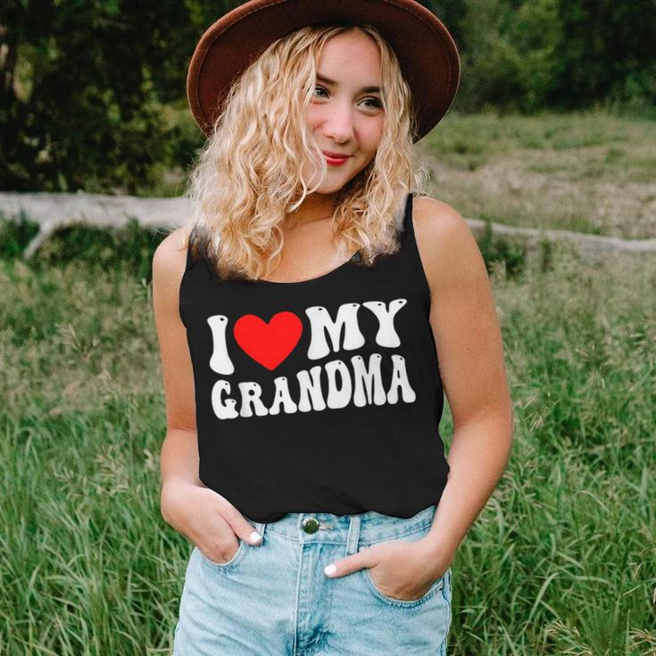 I Love My Grandma I Heart My Grandma Women Tank Top Gifts for Her