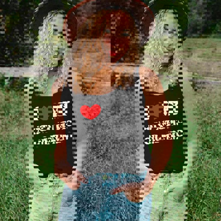 I Love My Hot Autistic Girlfriend I Heart My Autistic Gf Women Tank Top Gifts for Her