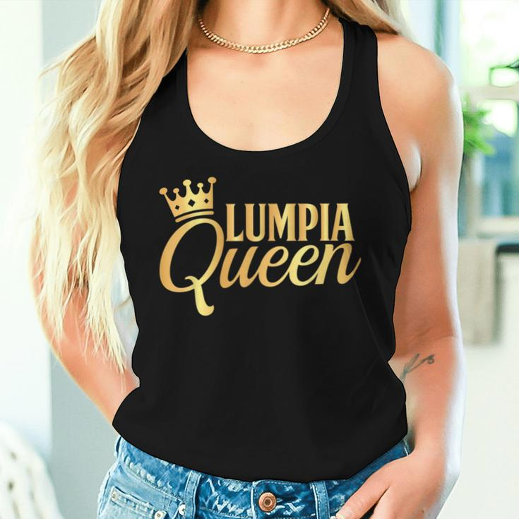 Lumpia Queen Filipino Food Pinoy Pride Girls Women Tank Top Gifts for Her