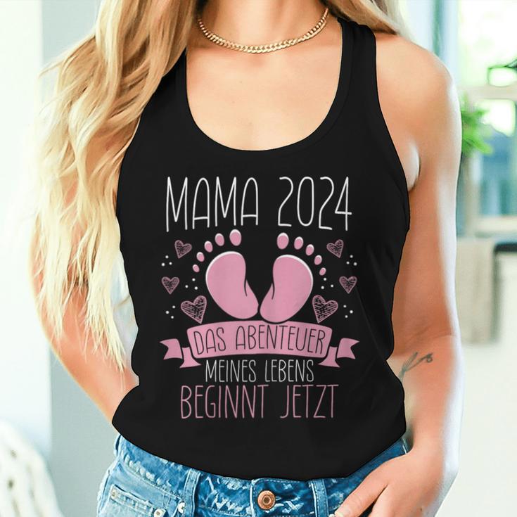 Mama 2024 Werdende Mama Muttertag Beste Mama Tank Top Frauen Geschenke für Sie