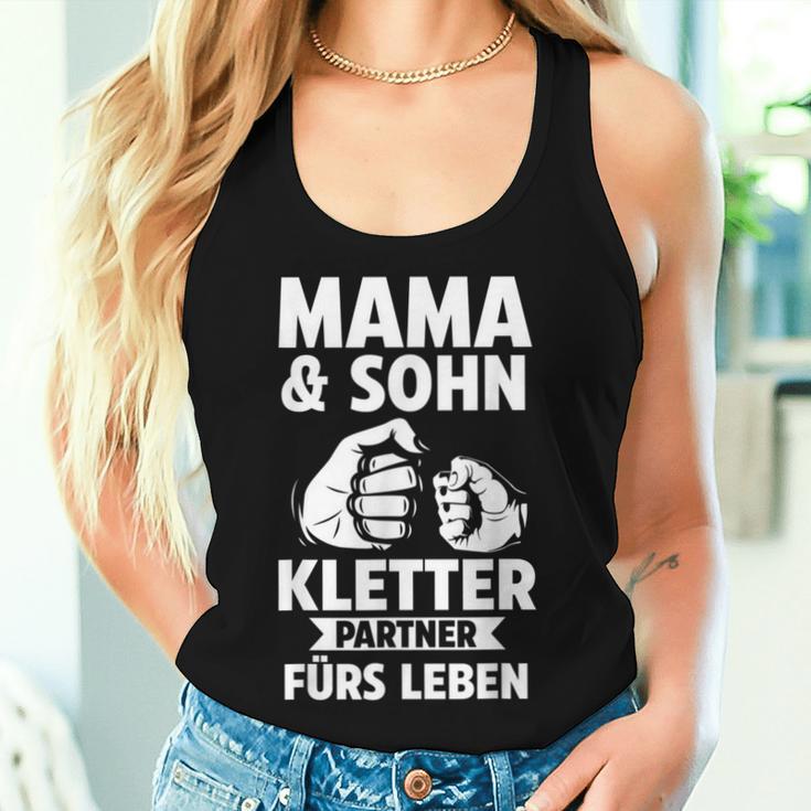 Mama & Sohn Kletterpartner Klettern Tank Top Frauen Geschenke für Sie