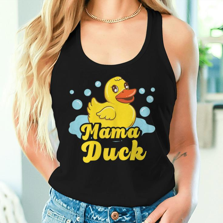 Mama Duck Mommy Duck Matching Family Rubber Duck Women Tank Top Gifts for Her