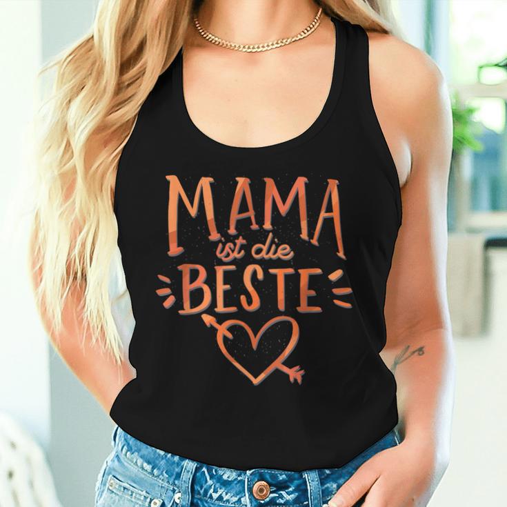 Mama Ist Die Beste Mama Der Welt Blumen Women's Tank Top Frauen Geschenke für Sie