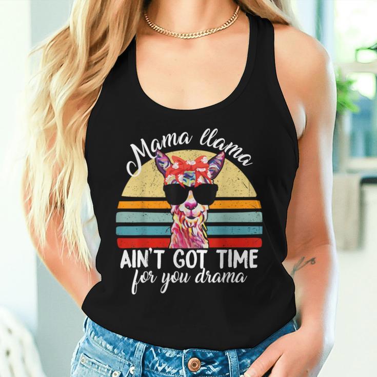 Mama-Llama Ain't Time For Drama Llama Women Tank Top Gifts for Her