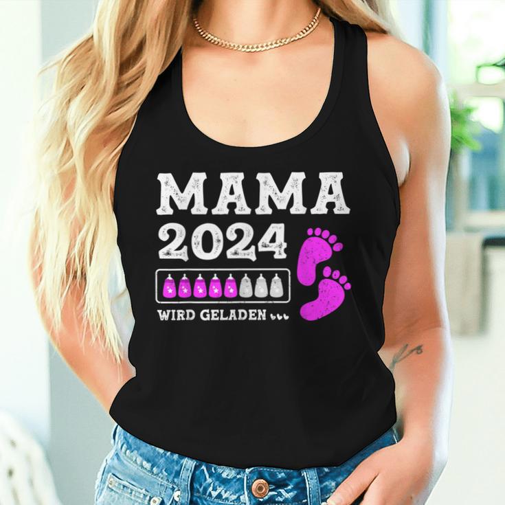 Mama Loading Mutter 2024 Wird Geladen Mama Tank Top Frauen Geschenke für Sie