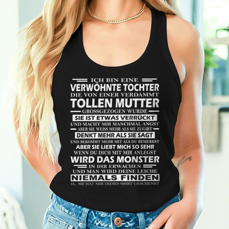 Mama Und Tochter Geschenk Ich Bin Eineerwöhnte Tochter Tank Top Frauen Geschenke für Sie