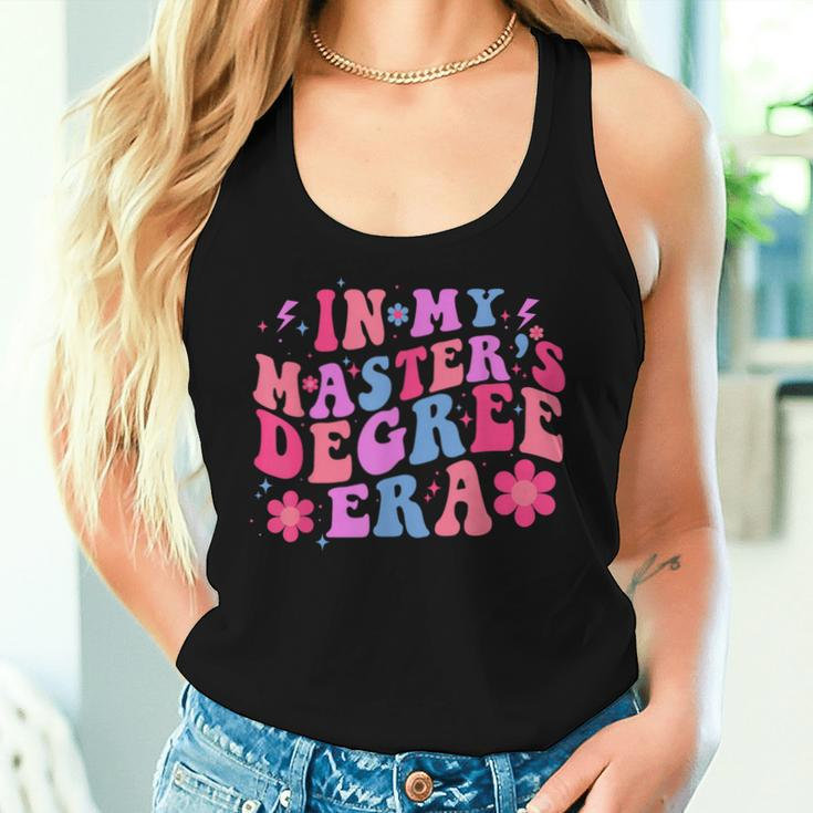 In My Master's Degree Era Retro Groovy Graduation Party Women Tank Top Gifts for Her