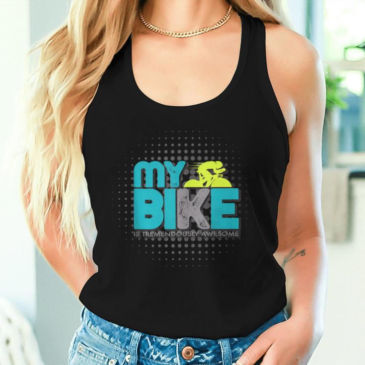 Mein Fahrrad Ist Enorm GenialErmietung Mama Und Papa Biker Tank Top Frauen Geschenke für Sie