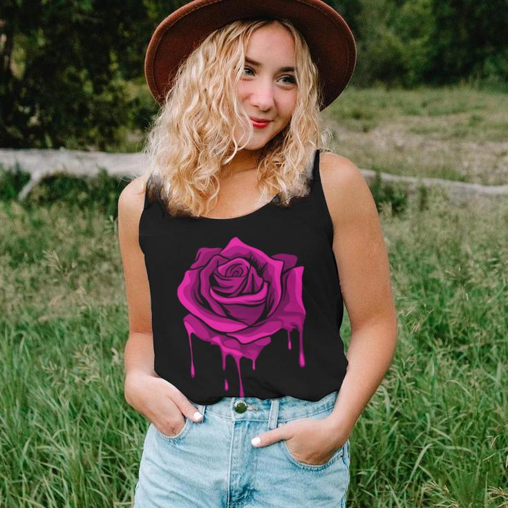 Melting Rose Garden Gardener Botanist Flowers Rose Women Tank Top Gifts for Her