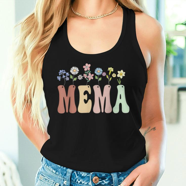 Mema Wildflower Floral Mema Women Tank Top Gifts for Her