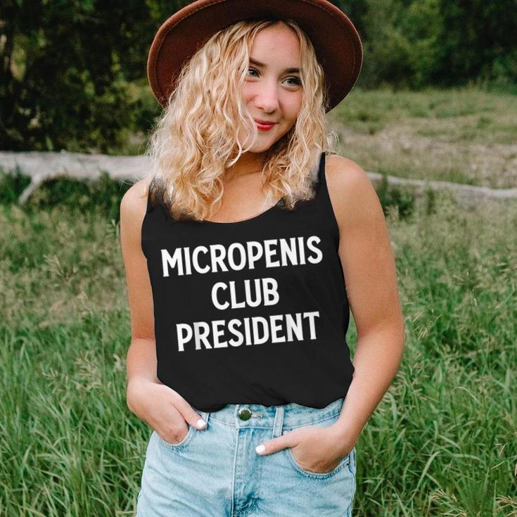 Micropenis Club President Meme Sarcastic Stupid Cringe Women Tank Top Gifts for Her