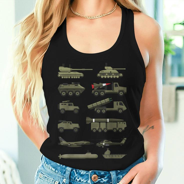 Military Vehicles Military Boy And Girl Tank Lover Women Tank Top Gifts for Her