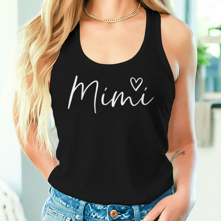 Mimi For Grandma Heart Mother's Day Mimi Women Tank Top Gifts for Her