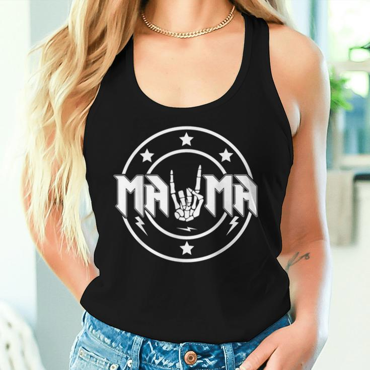 Mom And Dad Mama Bad Two The Bone Birthday Boy Skeleton Hand Women Tank Top Gifts for Her