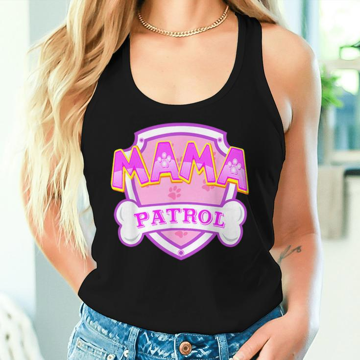 Mom Mama Of The Birthday Boy Girl Dog Paw Family Matching Women Tank Top Gifts for Her
