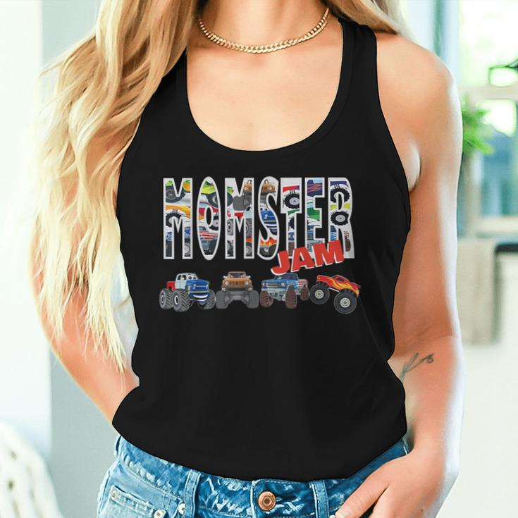 Monster Truck Jam Mom Momster Boy Mama Birthday Women Tank Top Gifts for Her