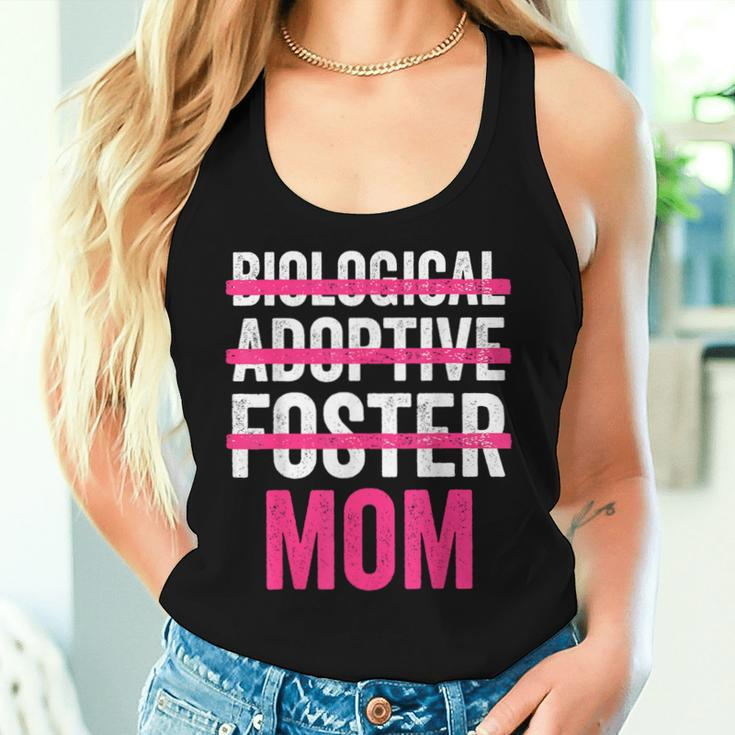 Mother Day Not Biological Adoptive Foster Mom Son & Daughter Women Tank Top Gifts for Her