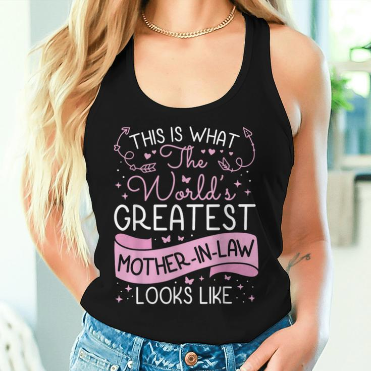 Mother In Law From Daughter In Law World Greatest Women Tank Top Gifts for Her
