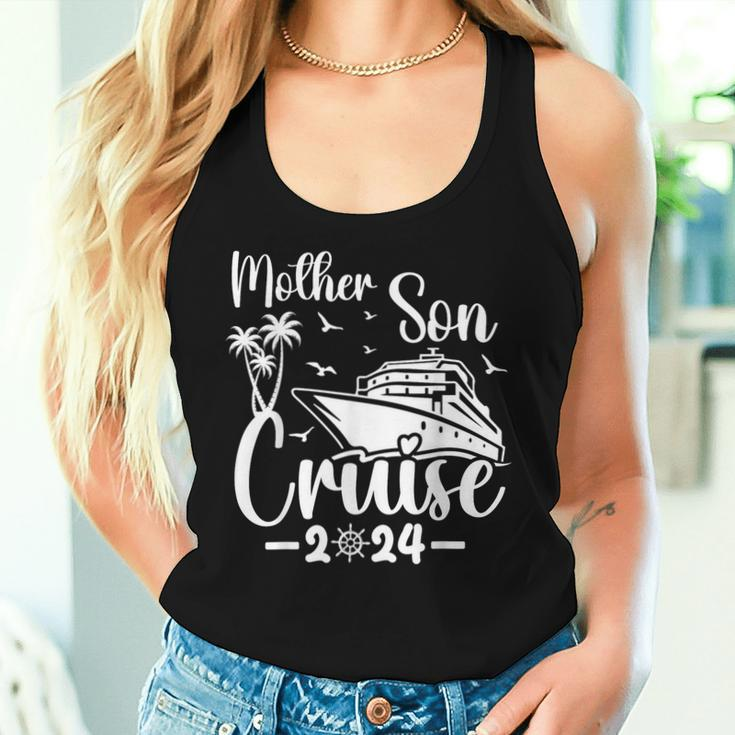 Mother Son Cruise 2024 Family Mom Son Matching Vacation Trip Women Tank Top Gifts for Her