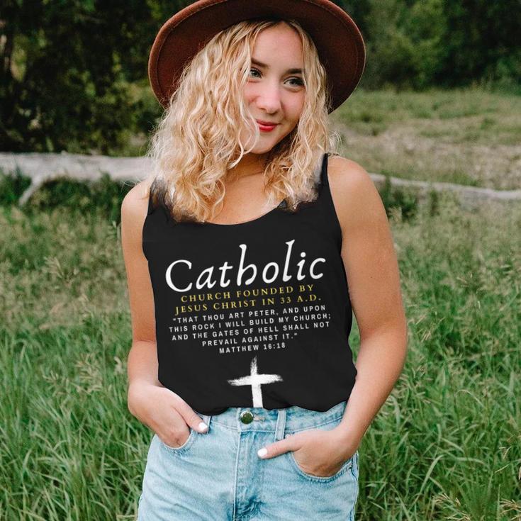 Motivational Catholic Church History Uplifting Women Tank Top Gifts for Her