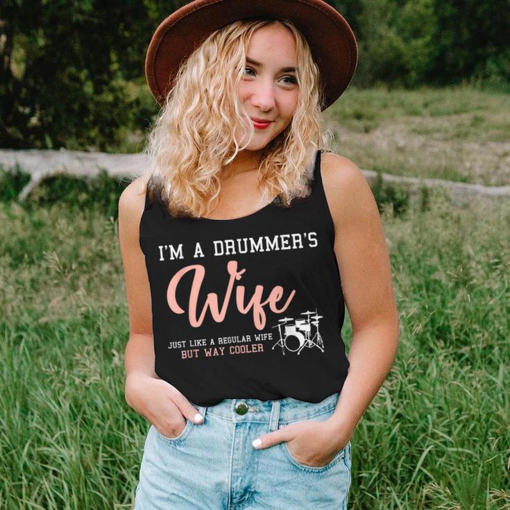 Musician Drummer Wife Idea Drums Women Tank Top Gifts for Her