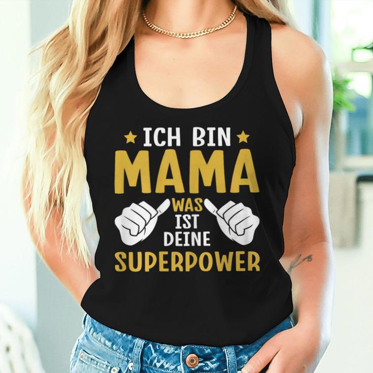 Muttertag Mama Was Ist Deine Superpower Tank Top Frauen Geschenke für Sie