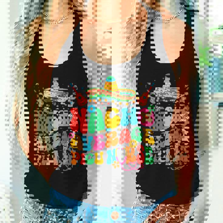 Nacho Average Picu Nurse Cinco De Mayo Fiesta Mexican Women Tank Top Gifts for Her