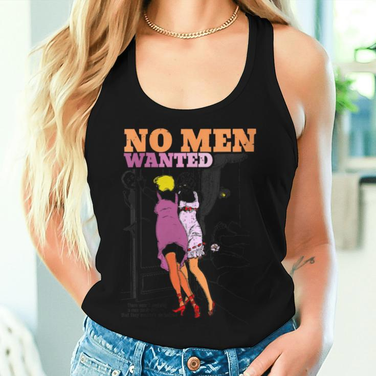 No Man Wanted Cute Lesbian Pride Retro Vintage Magzin Women Tank Top Gifts for Her