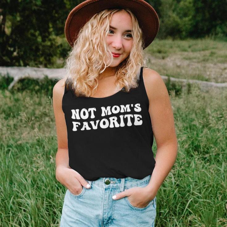 Not Mom's Favorite Son Daughter Trendy Favorite Child Women Tank Top Gifts for Her