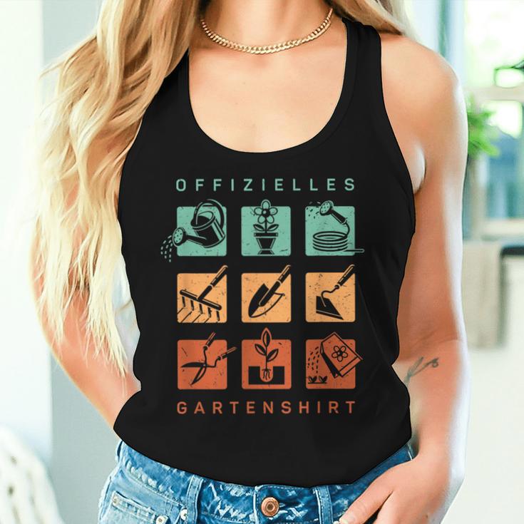 Offizielles Garten- Gärtner Mama Papa Hobbygärtner Tank Top Frauen Geschenke für Sie