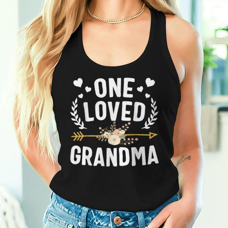 One Loved Grandma Cute Women Tank Top Gifts for Her